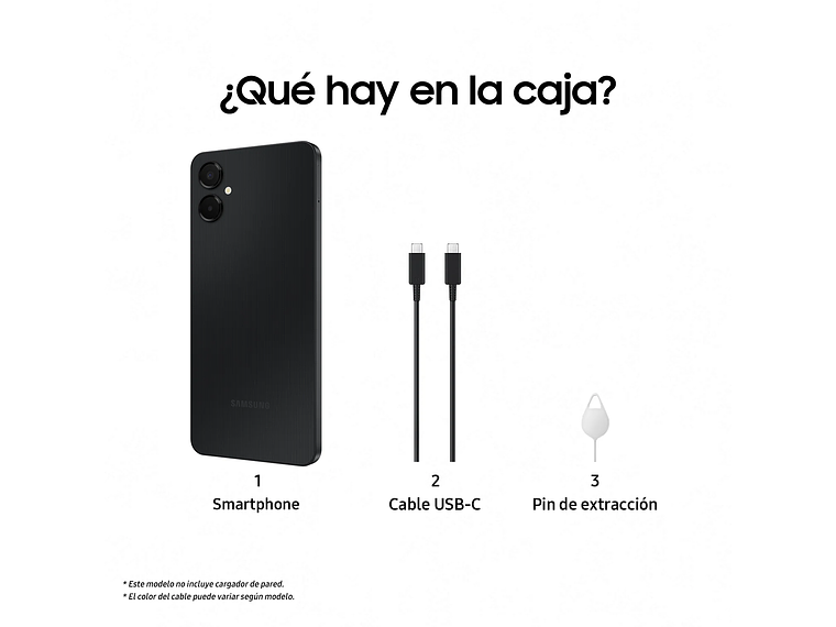 SAMSUNG GALAXY A06 5G 128GB NEGRO 4