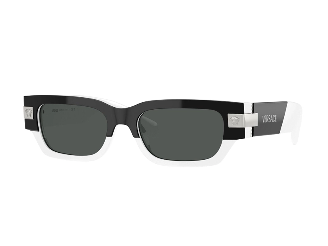 LENTES SOL VERSACE NEGRO Y BLANCO 1
