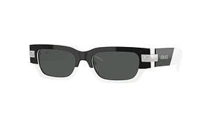LENTES SOL VERSACE NEGRO Y BLANCO