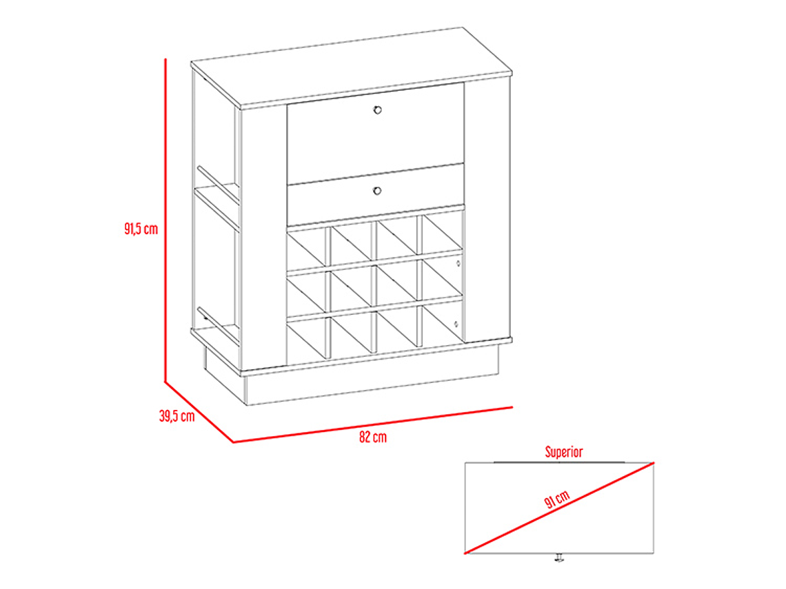 BAR TUHOME NEW YORK WENGUE NEGRO 10
