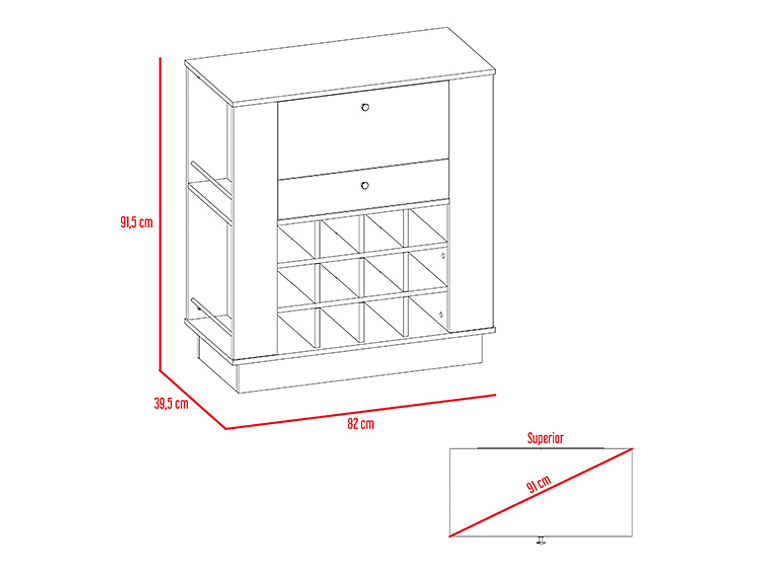 BAR TUHOME NEW YORK WENGUE NEGRO 10