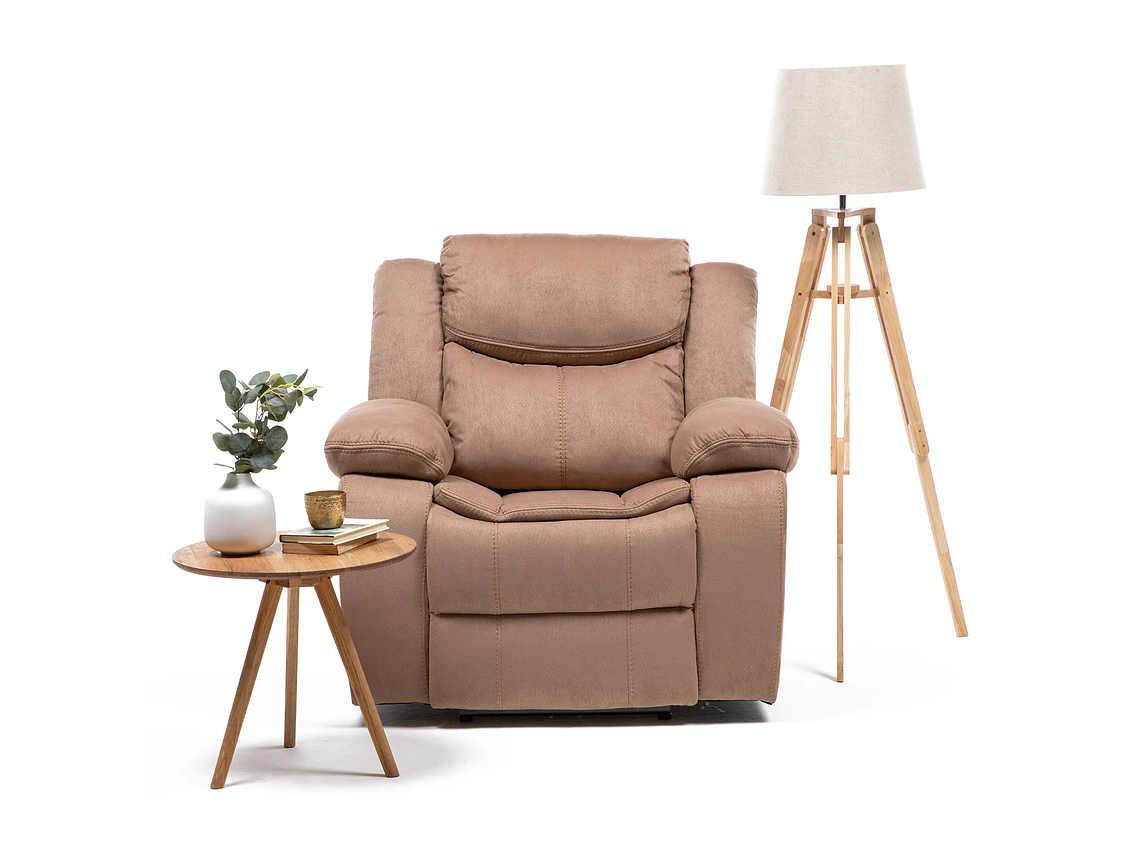 BERGER VYS SPA LUXORECLINE 1 CUERPO ACERO ARENA ELECTRICO + CARGA USB CELULAR MOCHA 2