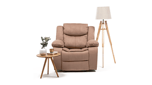 BERGER VYS SPA LUXORECLINE 1 CUERPO ACERO ARENA ELECTRICO + CARGA USB CELULAR MOCHA