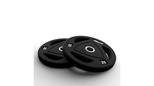 Par Discos Olímpicos Grip Rubber 25kg | PROmachine