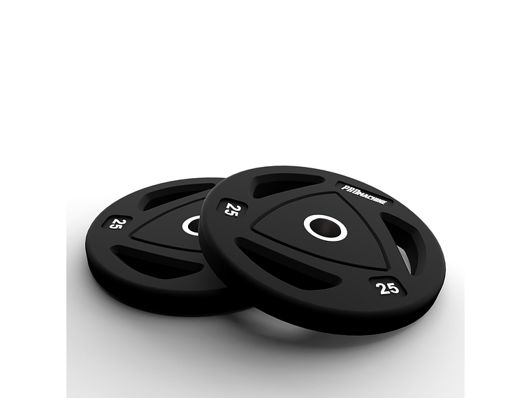 Par Discos Olímpicos Grip Rubber 25kg | PROmachine 2