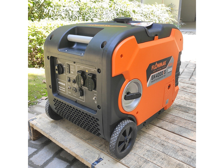 GENERADOR FLOWMAK GK4000IS 220 V 3600 W GASOLINA INVERTER 3
