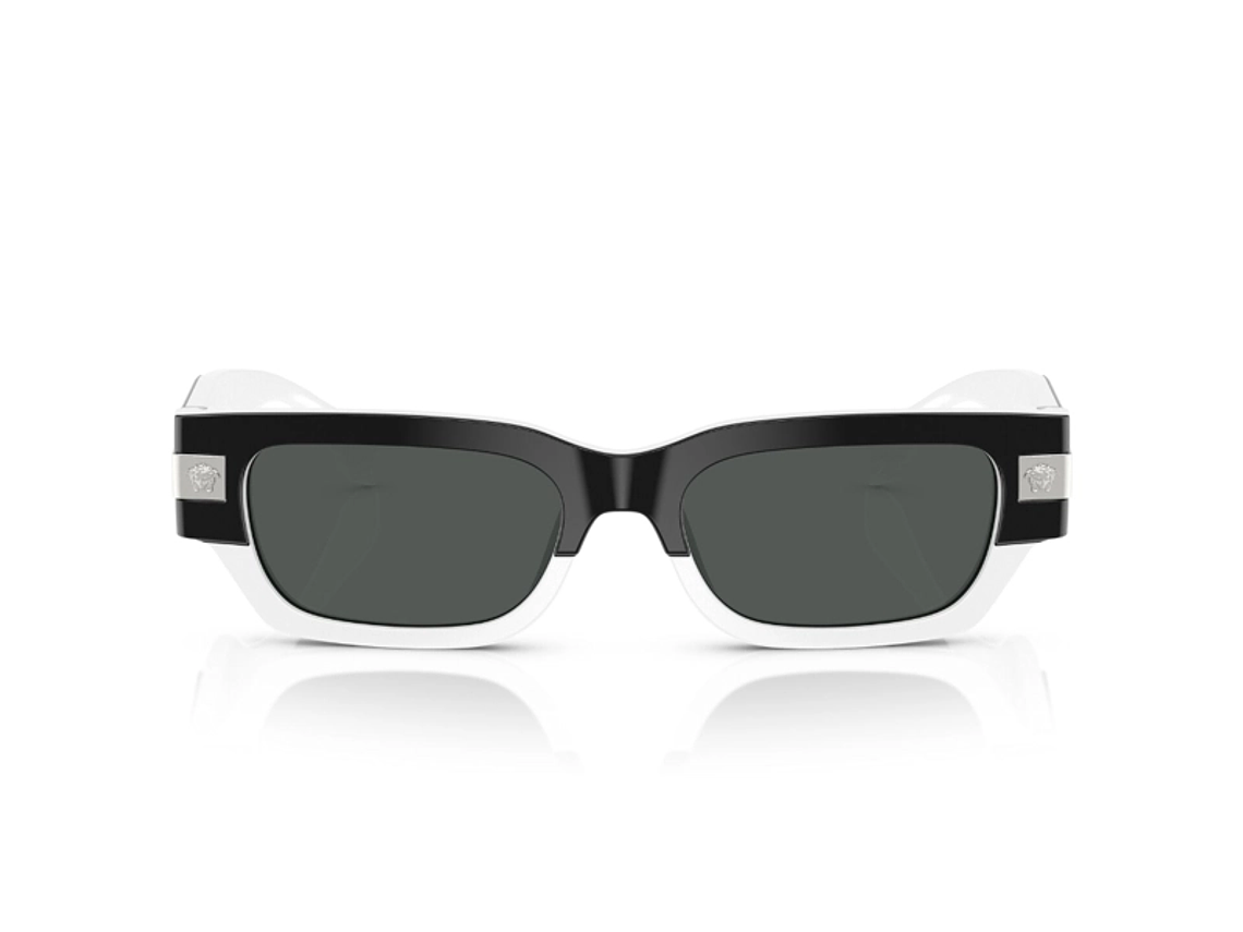 LENTES SOL VERSACE NEGRO Y BLANCO 3