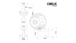 Elevación de Talones Sentado V8 Series | Obelix