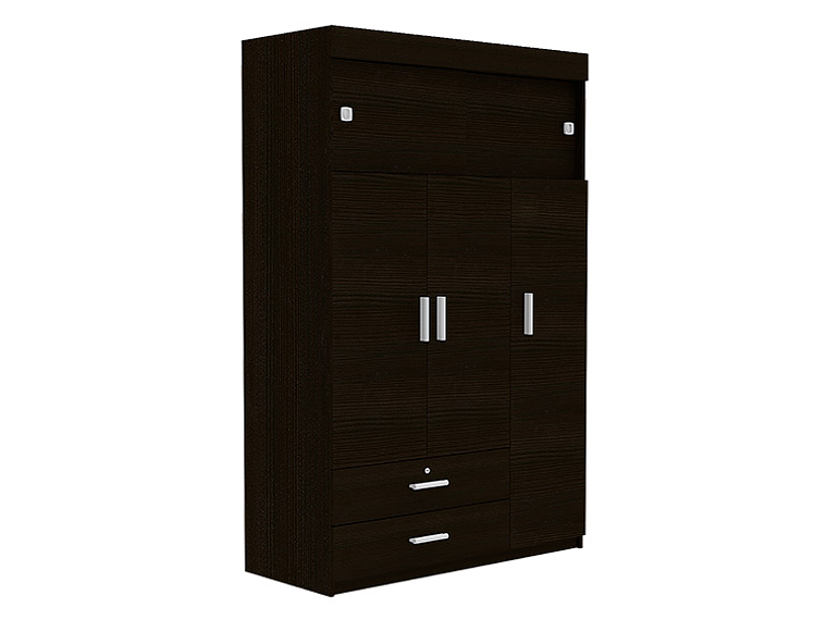 CLOSET TUHOME MANILA WENGUE 5 PUERTAS 2 CAJONES 1