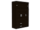 CLOSET TUHOME MANILA WENGUE 5 PUERTAS 2 CAJONES - Miniatura 1