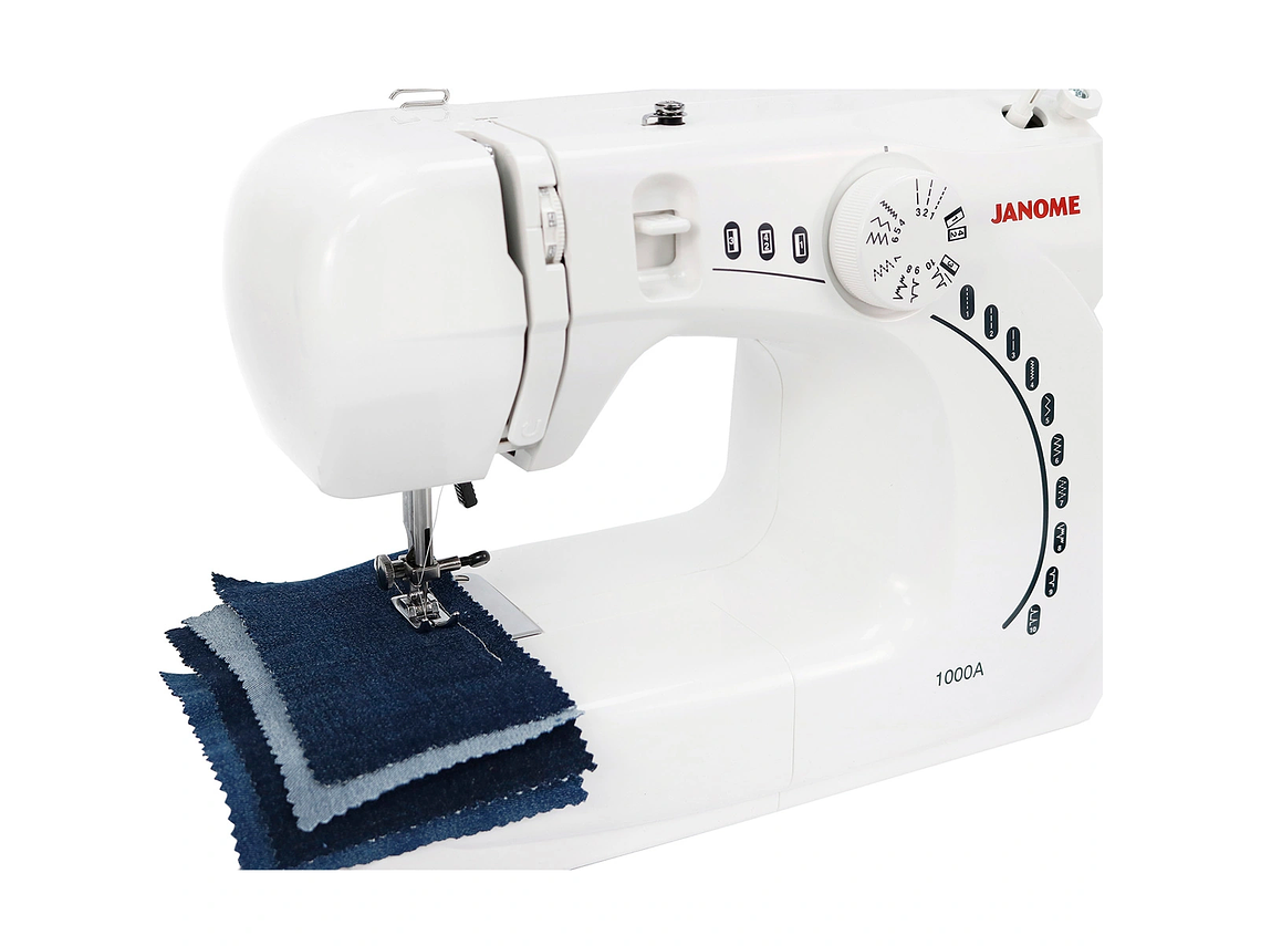 MÁQUINA DE COSER JANOME 1000A + OVERLOCK 8002D 4