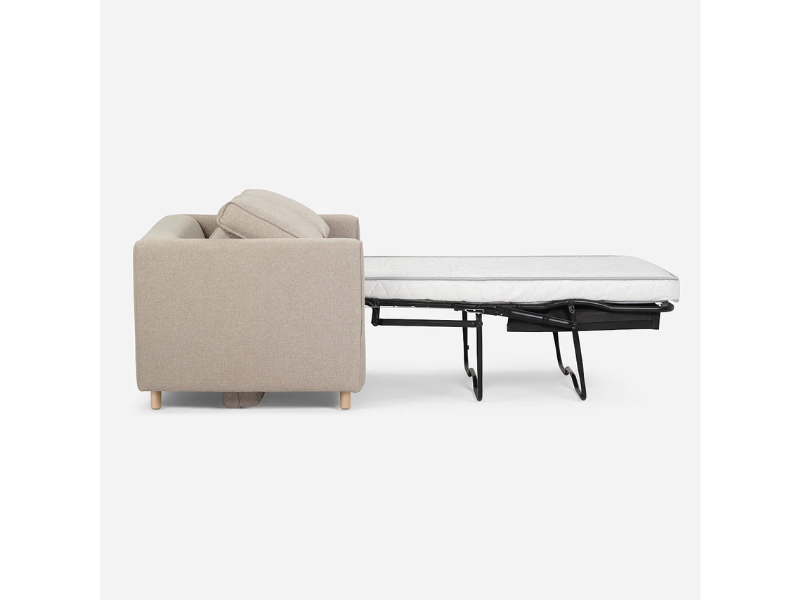 SOFA CAMA ROSEN LIDO 1.5 CUERPOS LATTE 1