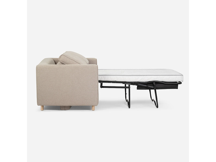 SOFA CAMA ROSEN LIDO 1.5 CUERPOS LATTE 1