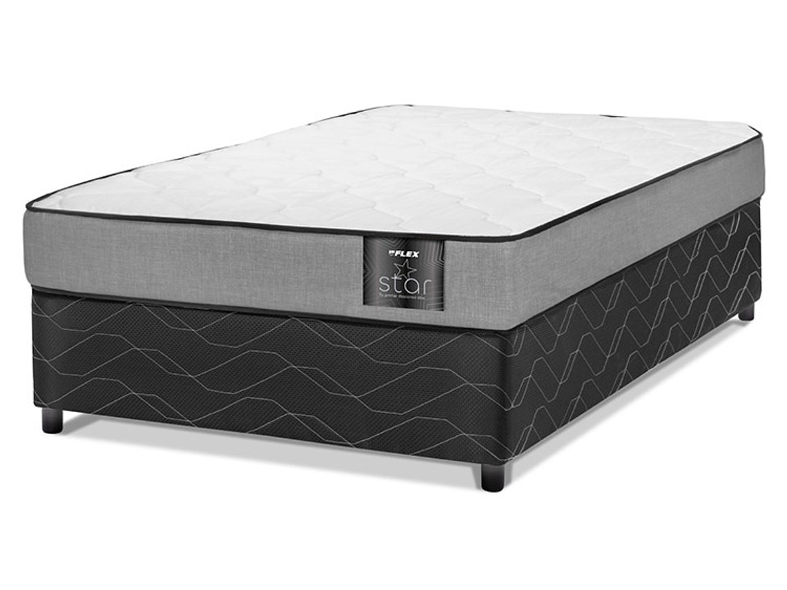 CAMA AMERICANA FLEX STAR 1.5 PLAZAS 1