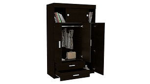 CLOSET TUHOME MANILA WENGUE 5 PUERTAS 2 CAJONES