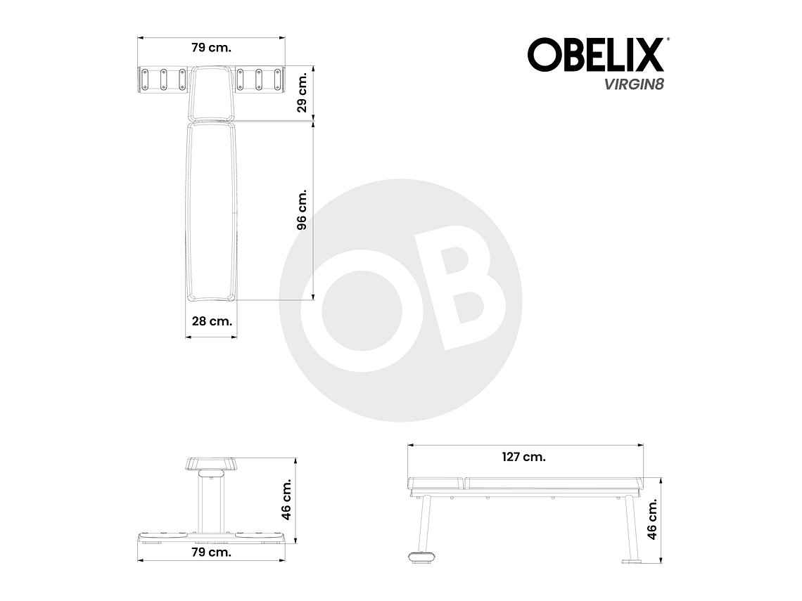 Banco Plano V8 Series | Obelix 2