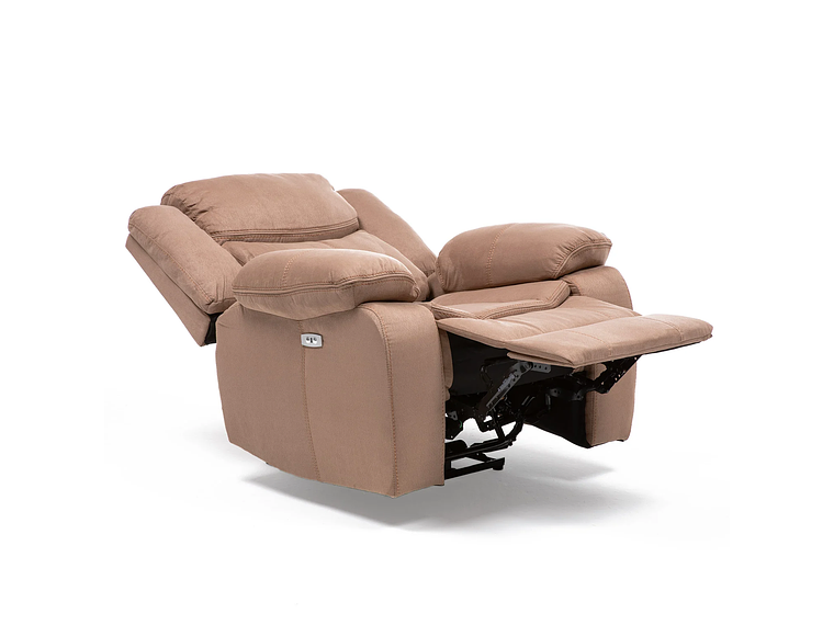 BERGER VYS SPA LUXORECLINE 1 CUERPO ACERO ARENA ELECTRICO + CARGA USB CELULAR MOCHA 5