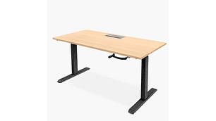 ESCRITORIO FORM OFFICE COSMO 180X70 AJUSTABLE CON PASACABLES METAL