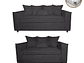 JUEGO DE LIVING DANTE 3 2 SOFA RESORTES 3 Y 2 CUERPOS COLOR GRIS MARENGO - Miniatura 3