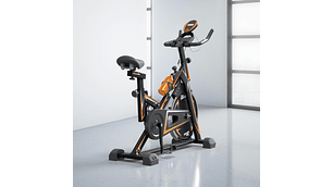BICICLETA DE SPINNING TEN SERIES X4000 VOLANTE 120KG