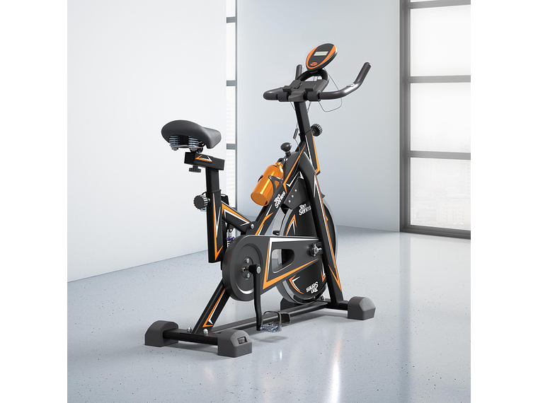 BICICLETA DE SPINNING TEN SERIES X4000 VOLANTE 120KG 1