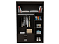 CLOSET TUHOME MANILA WENGUE 5 PUERTAS 2 CAJONES - Miniatura 3