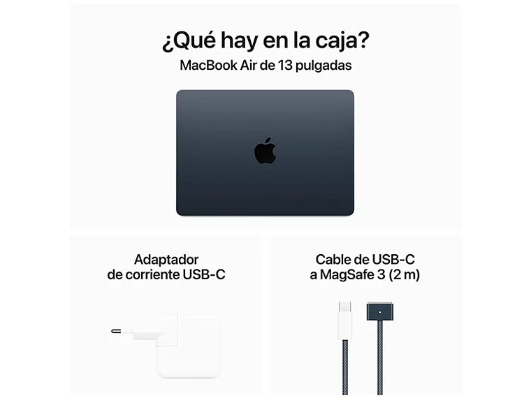 MACBOOK AIR M3 (CPU 8NUC Y GPU 10NUC) 16GB RAM 512GB SSD 13.6