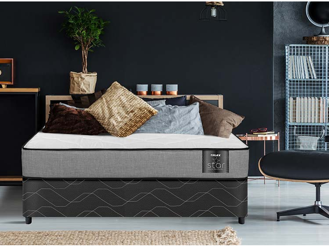 CAMA AMERICANA FLEX STAR 1.5 PLAZAS 5