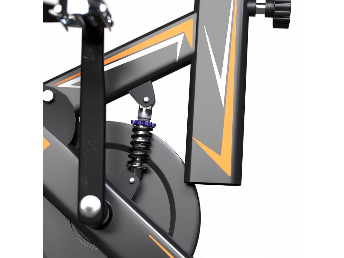 BICICLETA DE SPINNING TEN SERIES X4000 VOLANTE 120KG 2