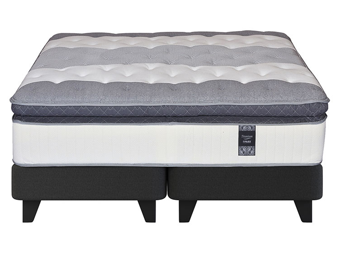 CAMA EUROPEA FLEX TITANIUM NEW BOX SÚPER KING 1