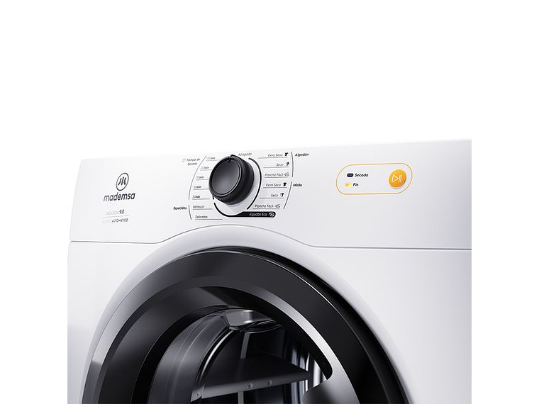 SECADORA DE ROPA MADEMSA 9KG SECADO AUTOMÁTICO 9D BZG BLANCA 3