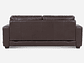 SOFÁ ROSEN ZEVIO 3 CUERPOS CUERO CAFÉ CHOCOLATE - Miniatura 2