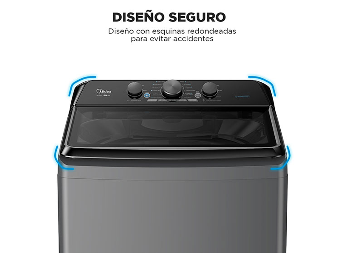 LAVADORA CARGA SUPERIOR MIDEA MA500W210 21KG GRIS 7