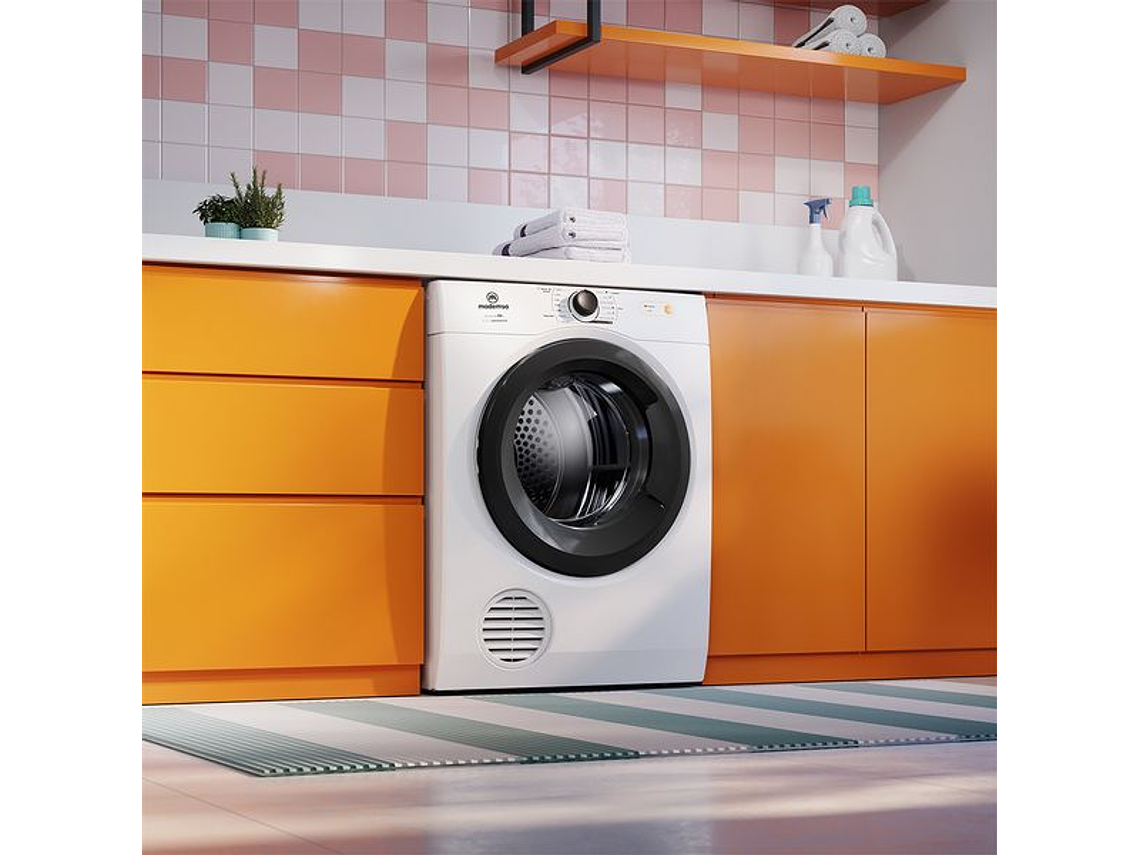 SECADORA DE ROPA MADEMSA 9KG SECADO AUTOMÁTICO 9D BZG BLANCA 4