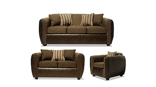 JUEGO DE LIVING ELEGANT DETAIL OKLAHOMA TELA PU 321