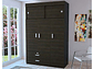 CLOSET TUHOME MANILA WENGUE 5 PUERTAS 2 CAJONES - Miniatura 6