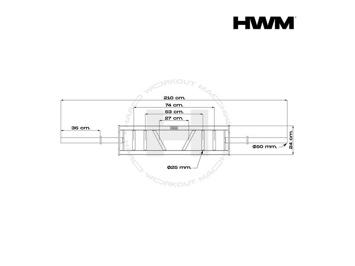 Barra Olímpica Multi Agarre | HWM® 2