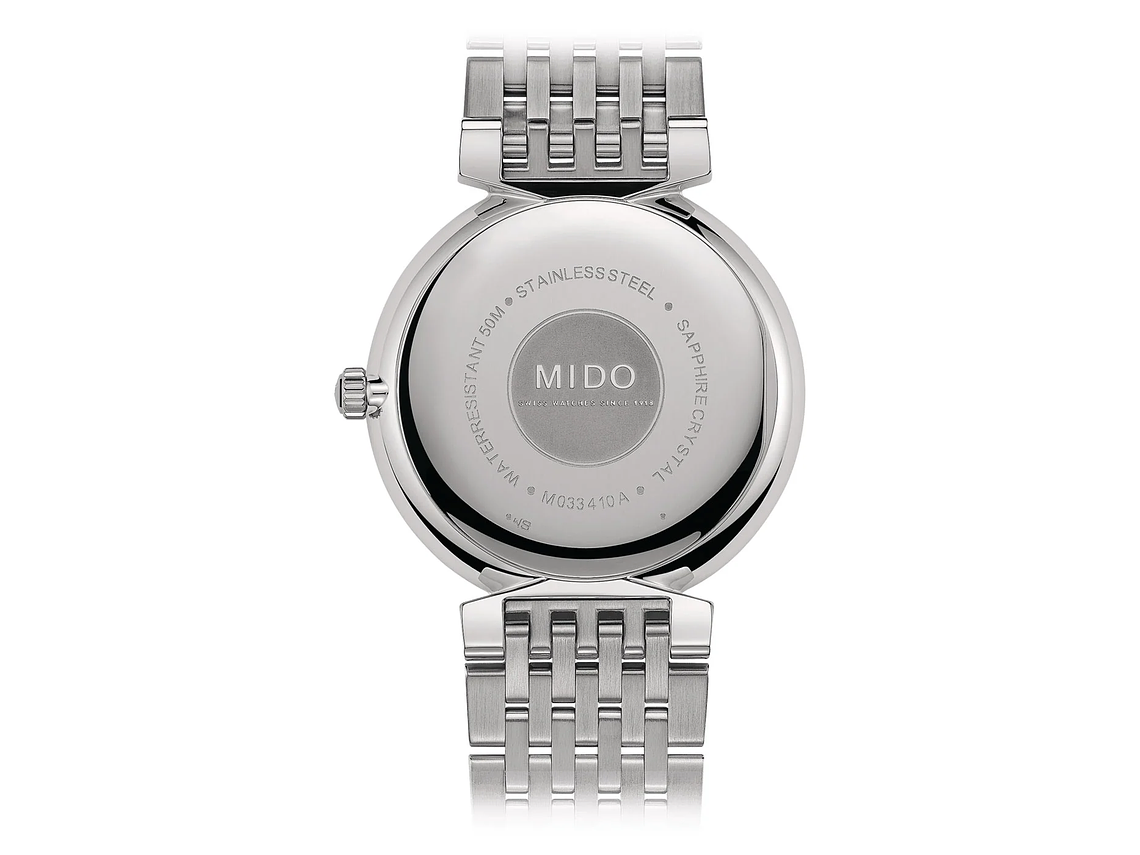 RELOJ HOMBRE MIDO DORADA ACERO 2