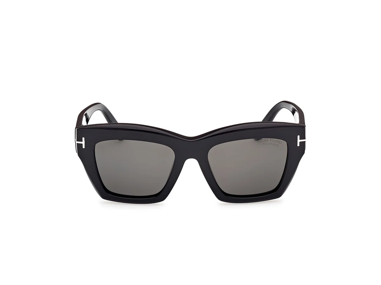 LENTES DE SOL LUNA NEGRO BRILLANTE POLARIZADOS TOM FORD 1