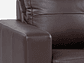 SOFÁ ROSEN ZEVIO 3 CUERPOS CUERO CAFÉ CHOCOLATE - Miniatura 6