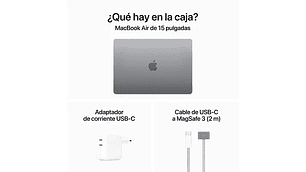 MACBOOK AIR M3 (CPU 8NUC Y GPU 10NUC) 16GB RAM 256GB SSD 15.3