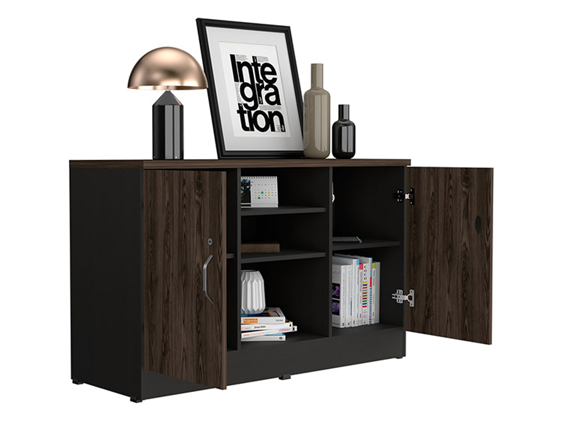 ESTANTE TUHOME HOME 4 REPISAS NEGRO 4