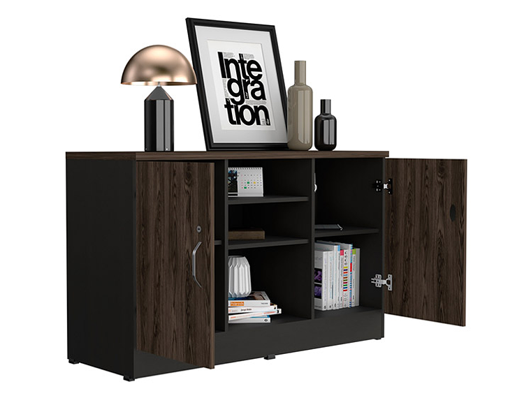 ESTANTE TUHOME HOME 4 REPISAS NEGRO 4