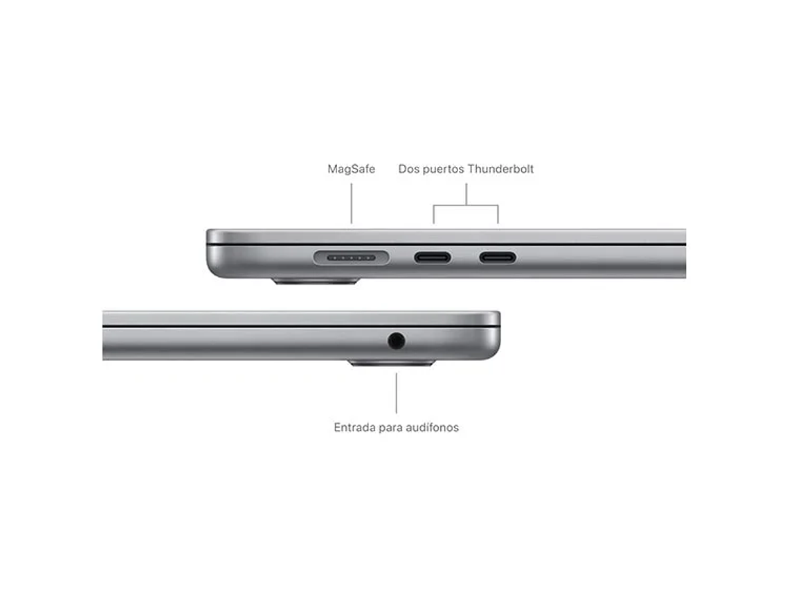 MACBOOK AIR M3 (CPU 8NUC Y GPU 10NUC) 16GB RAM 256GB SSD 15.3