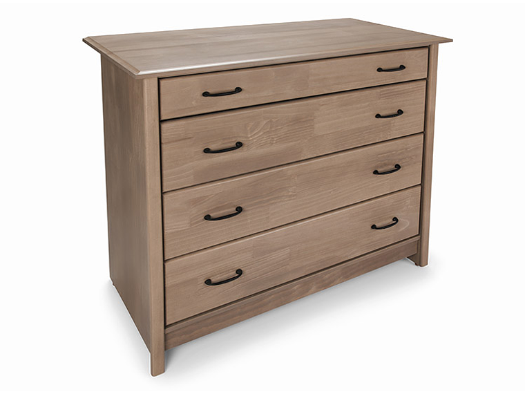 CÓMODA ROSEN HARLAND 4 CAJONES CAFÉ CLARO 6