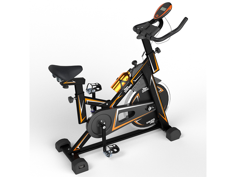 BICICLETA DE SPINNING TEN SERIES X4000 VOLANTE 120KG 6
