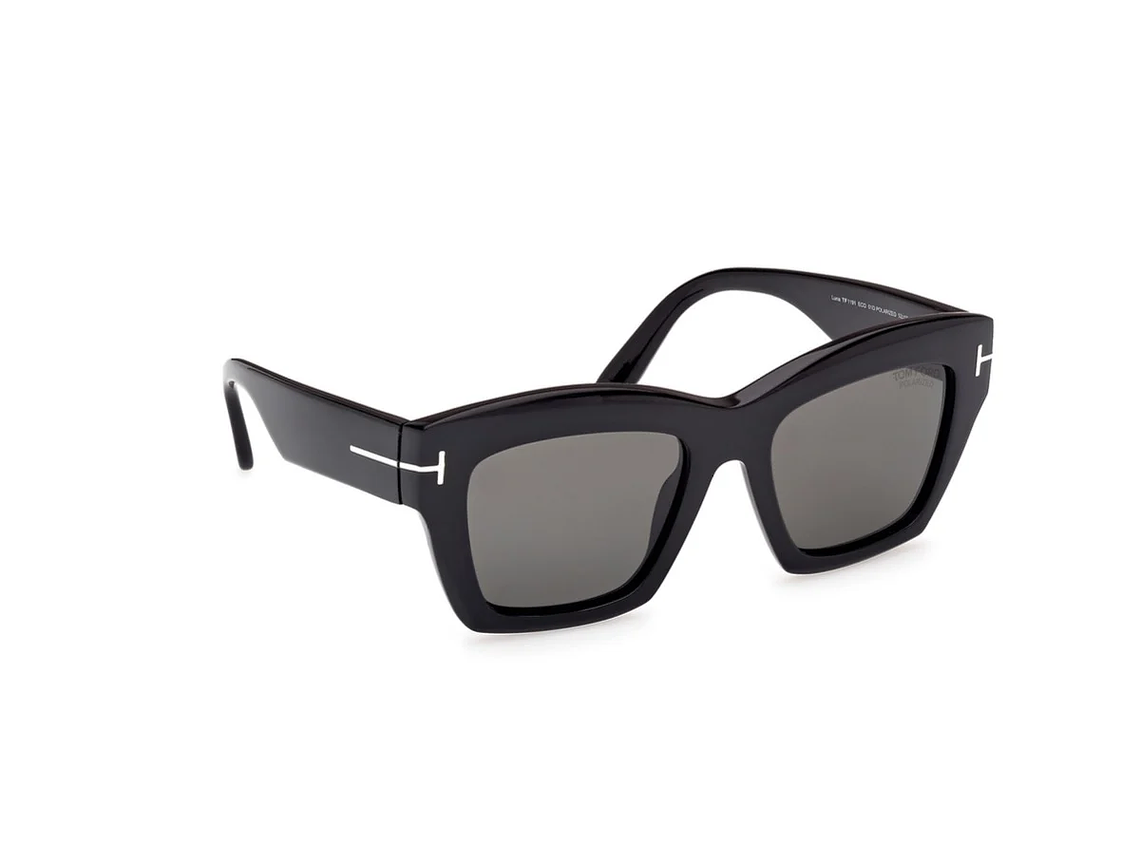 LENTES DE SOL LUNA NEGRO BRILLANTE POLARIZADOS TOM FORD 8