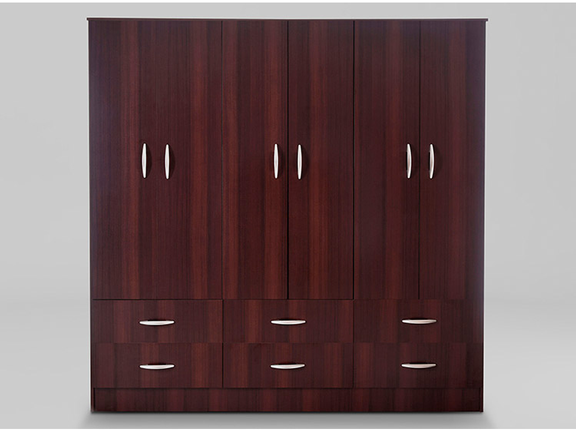 CLOSET CIC MAIPO 6 PUERTAS / 6 CAJONES 180 CM WENGUE 4