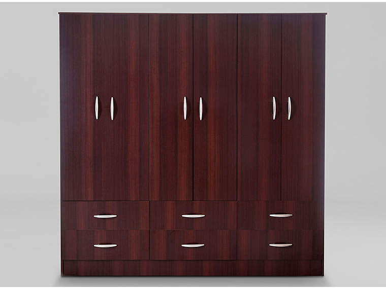 CLOSET CIC MAIPO 6 PUERTAS / 6 CAJONES 180 CM WENGUE 4