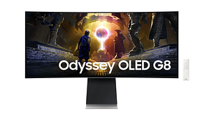MONITOR SAMSUNG 34' G85SD ODYSSEY OLED G8 WQHD 175HZ GAMER CURVO
